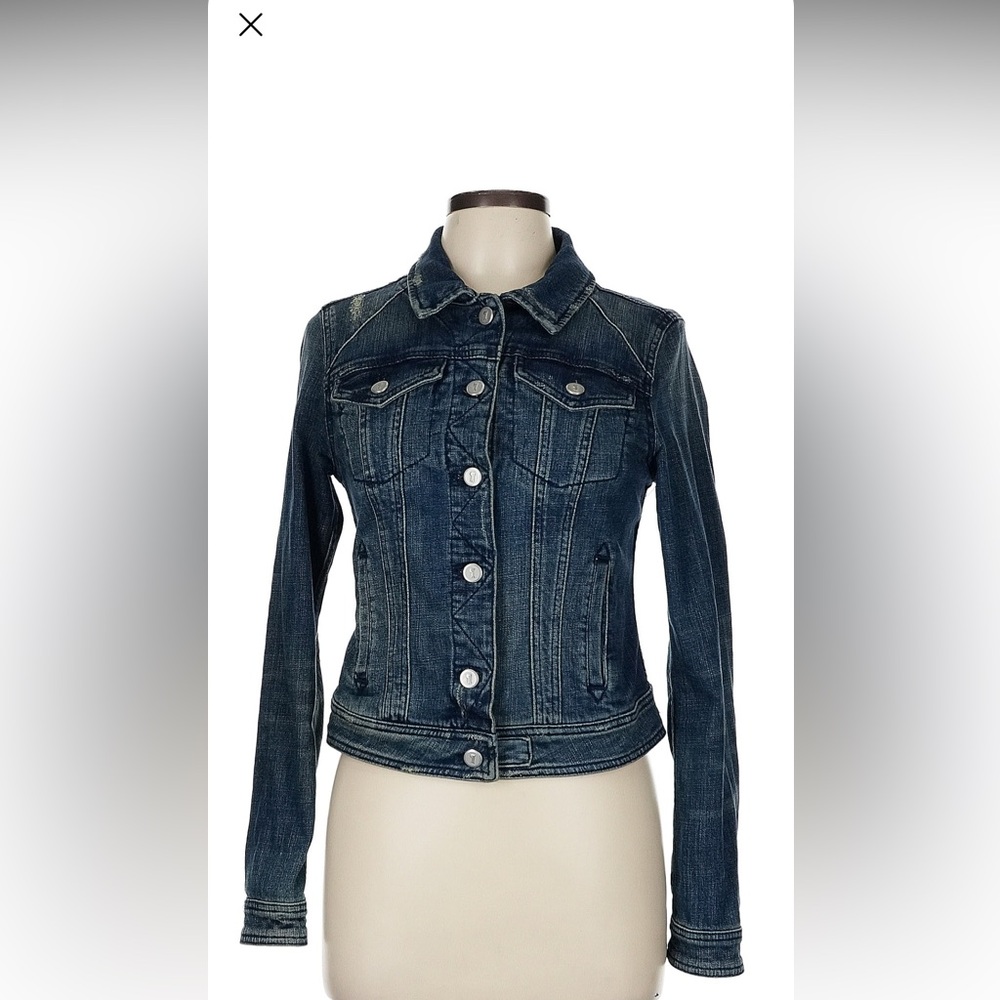 Anthropology Pilcro and the Letterpress jean jacket small